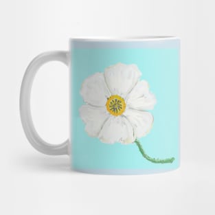 Sissinghurst White Poppy Mug